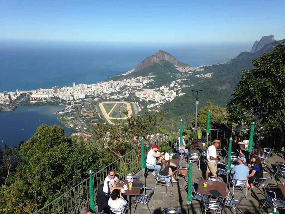 Vue de Lagoa et Ipanema depuis le Corcovado