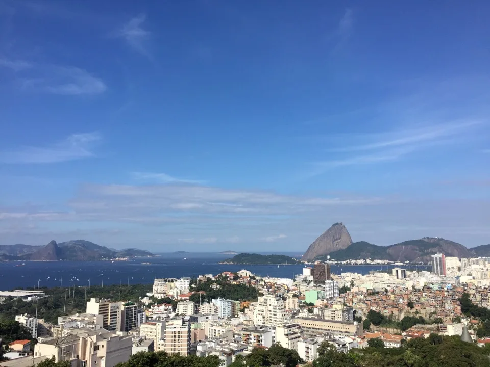 Rio de Janeiro et le Pain de Sucre vus d'en haut