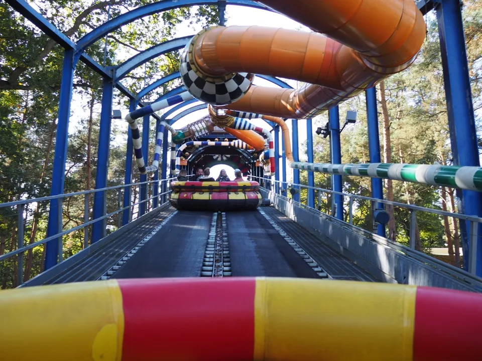 Piste de balade au Parc Astérix