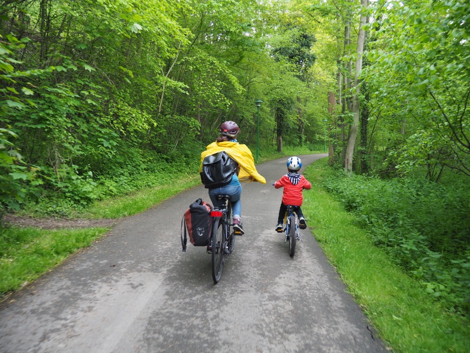 la véloscénie en famille