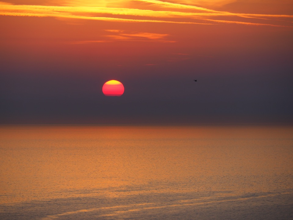 coucher du soleil