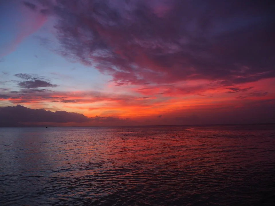 port louis coucher du soleil