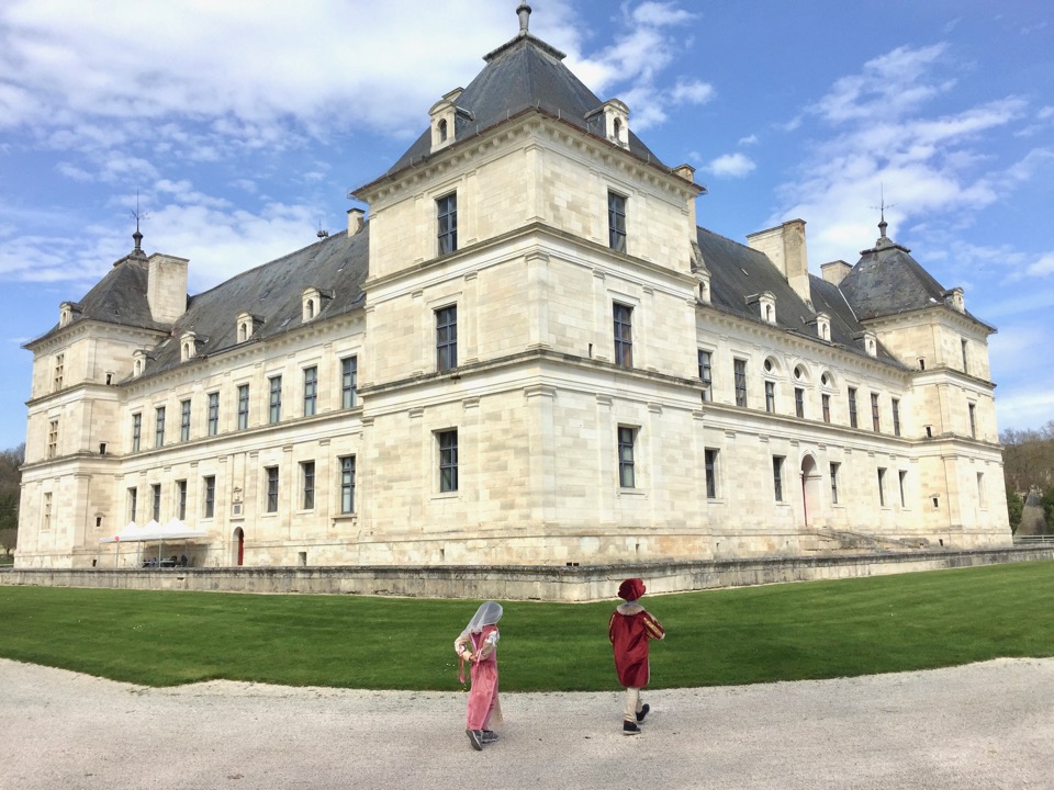 visite en famille du chateau d'ancy le franc