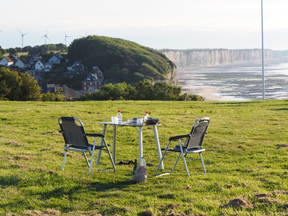 en campervan à Veules les Roses