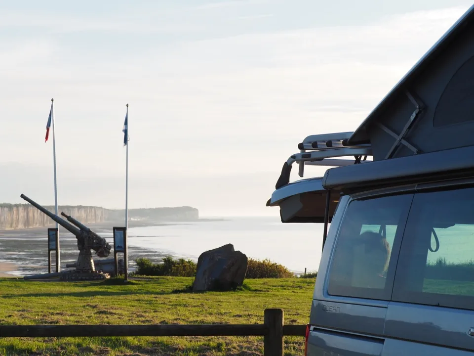 en campervan à Veules les Roses