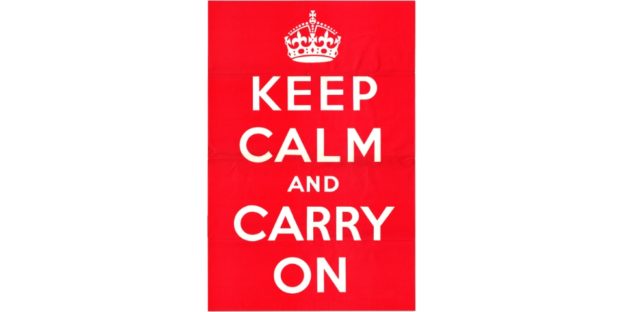 Notre vie en Angleterre (semaine 28) : Keep Calm and Carry On