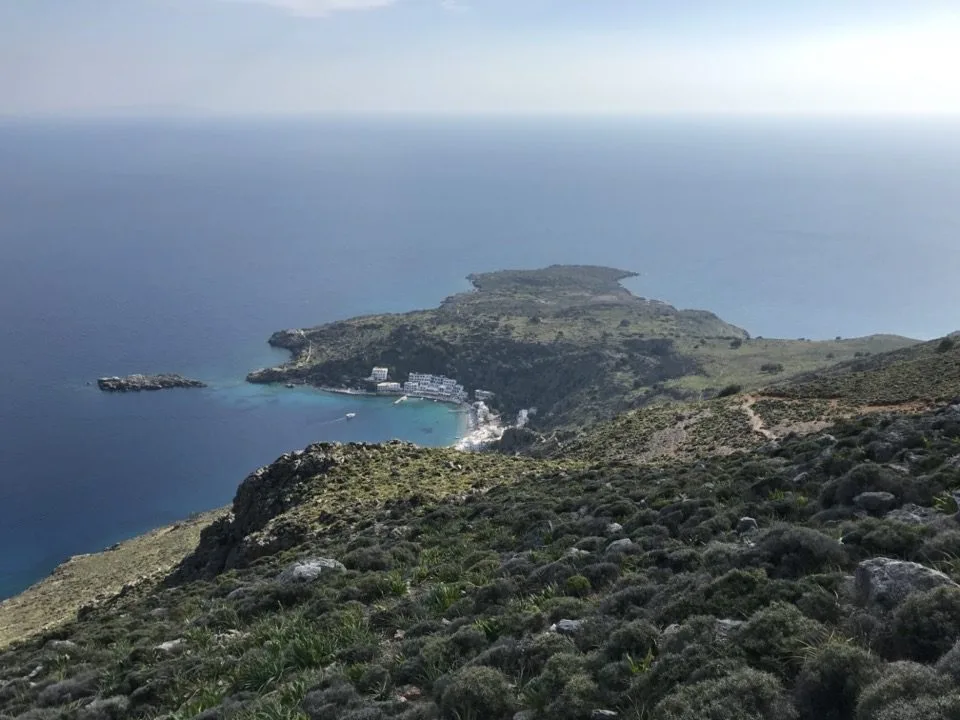 Rocky headland on the Cretan coast