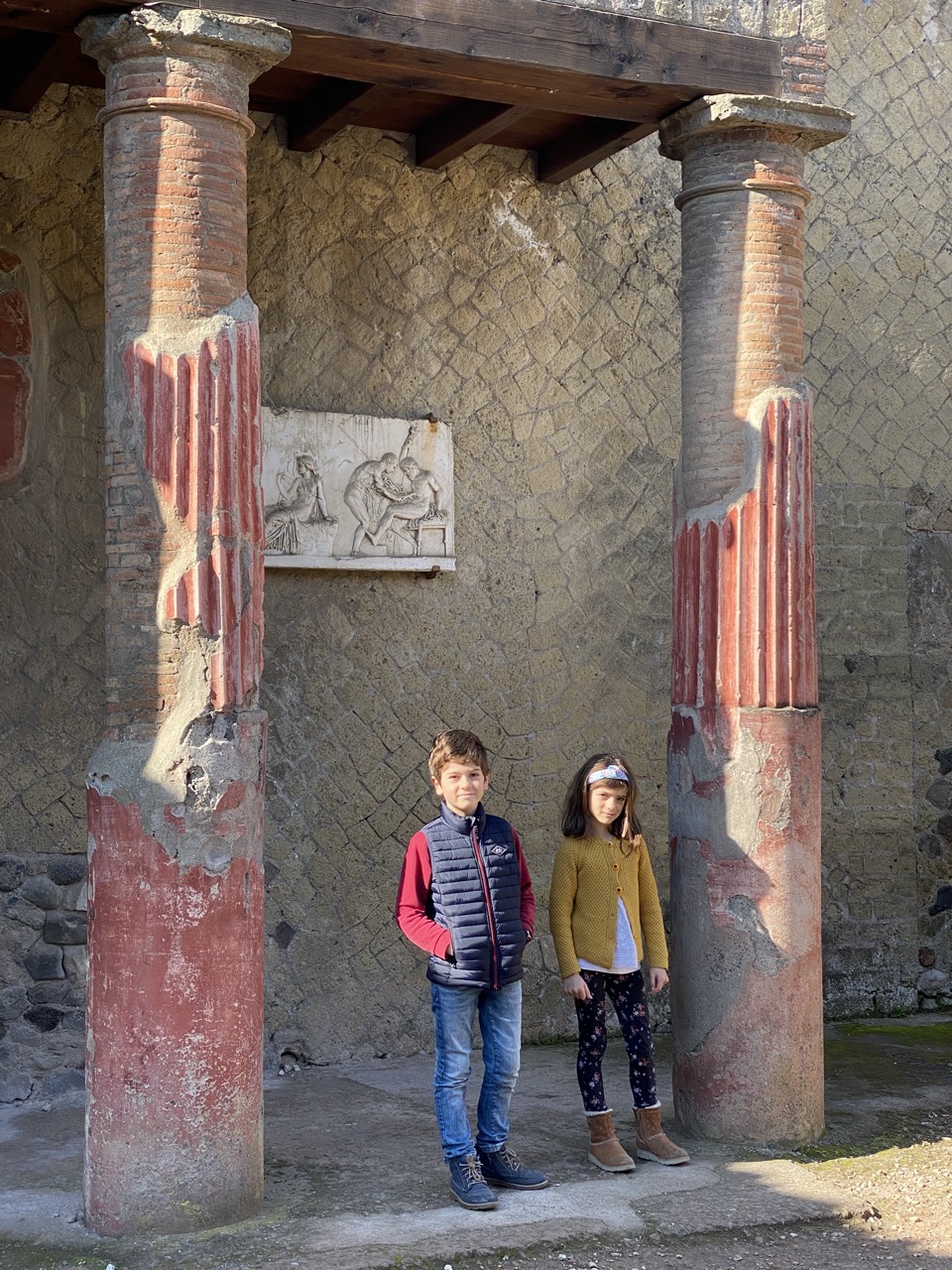 Herculaneum en famille