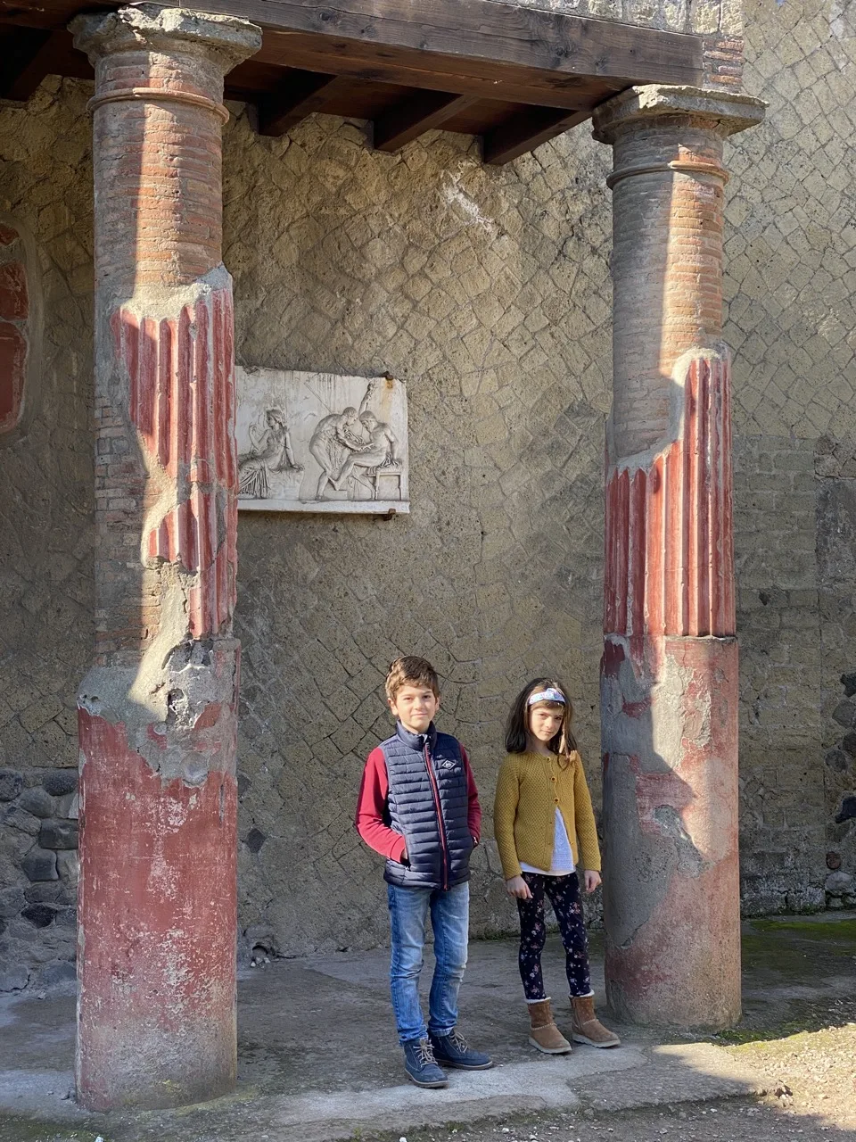 Herculaneum with family