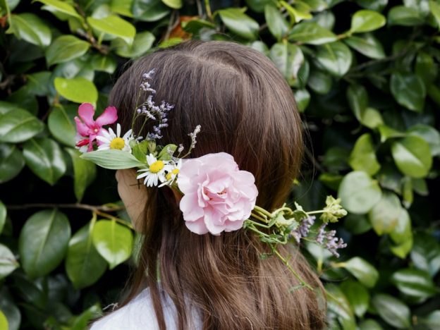 couronne de fleurs