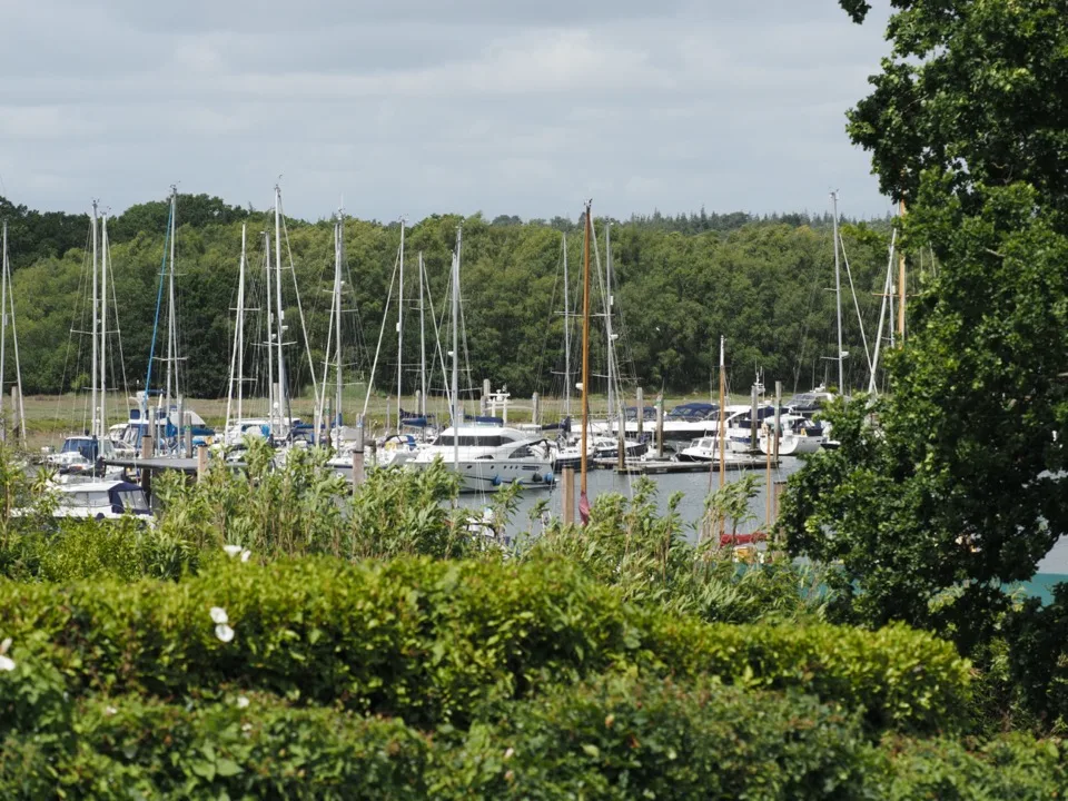 family walk beaulieu river