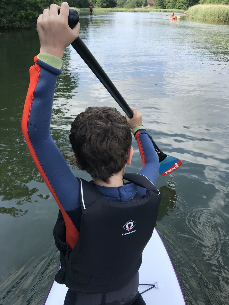 stand up paddle en famille