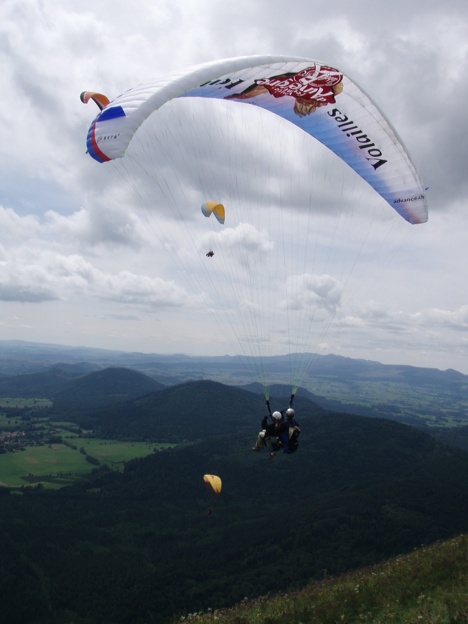 parapente puy de dome