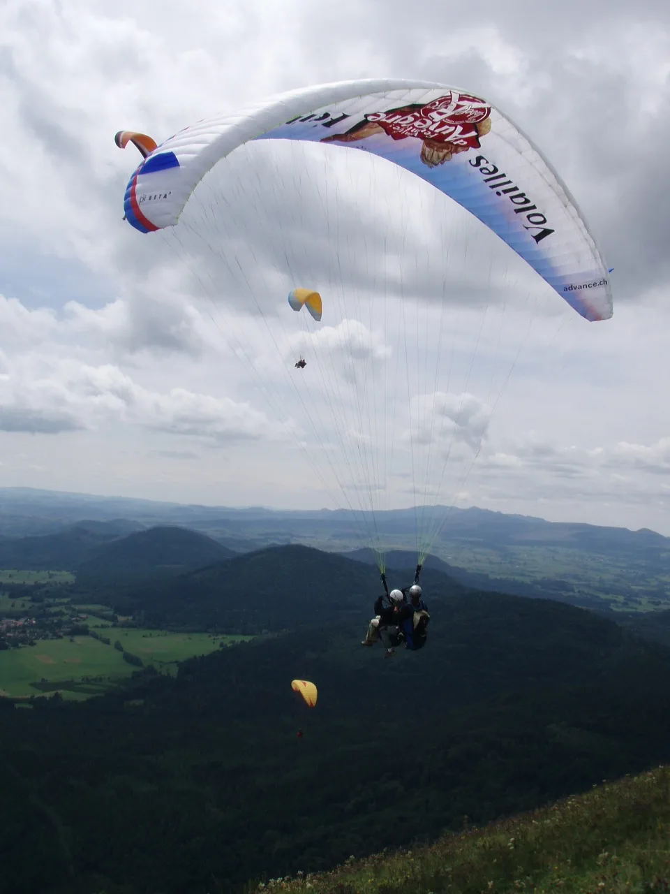 parapente puy de dome