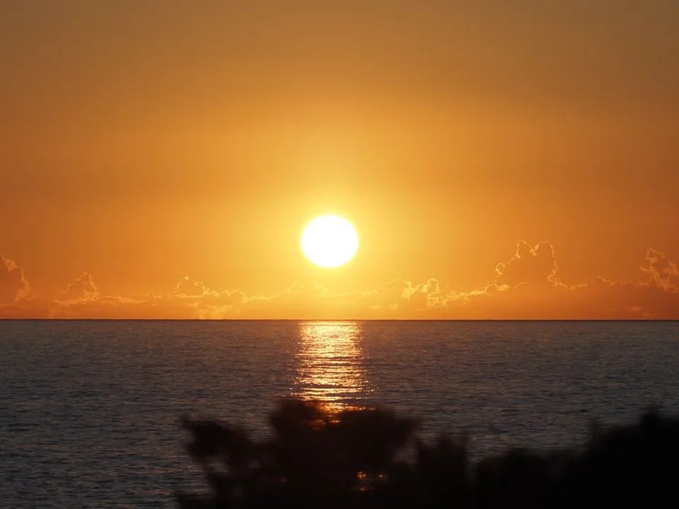 coucher du soleil