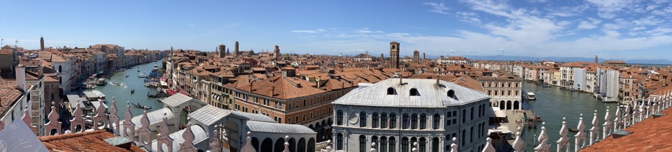 vue panoramique sur venise