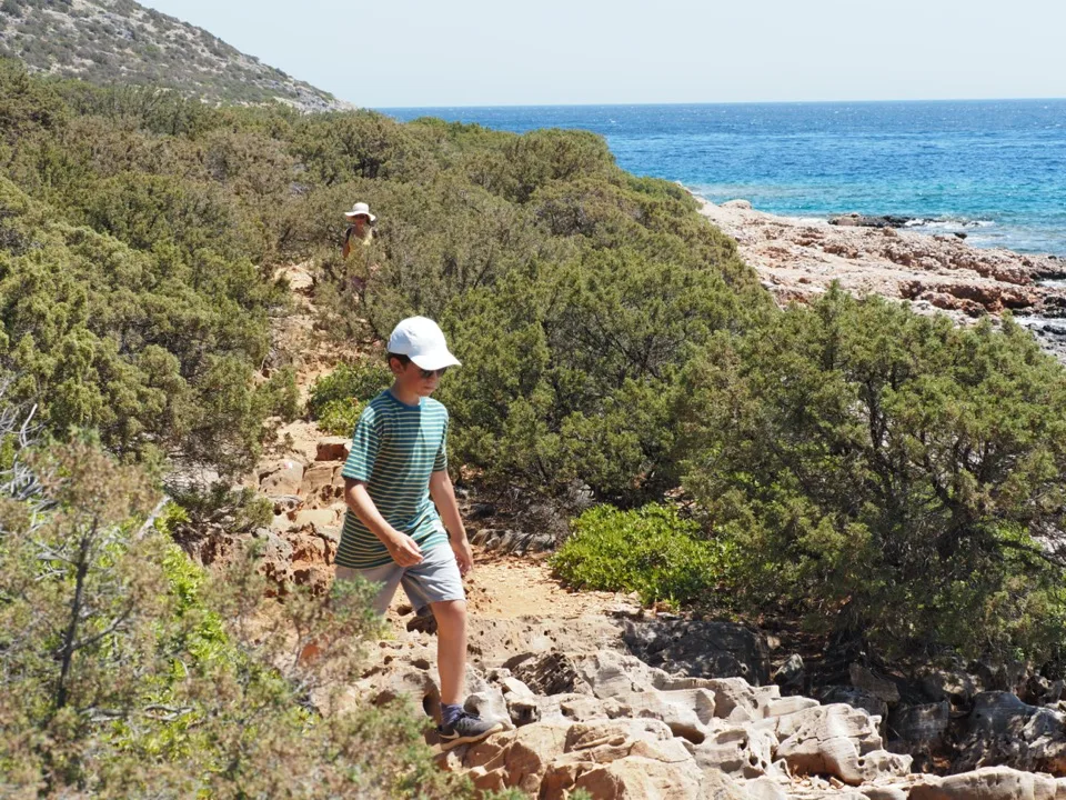 les cyclades en famille