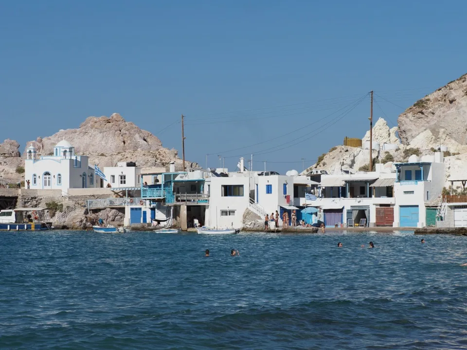 les cyclades en famille