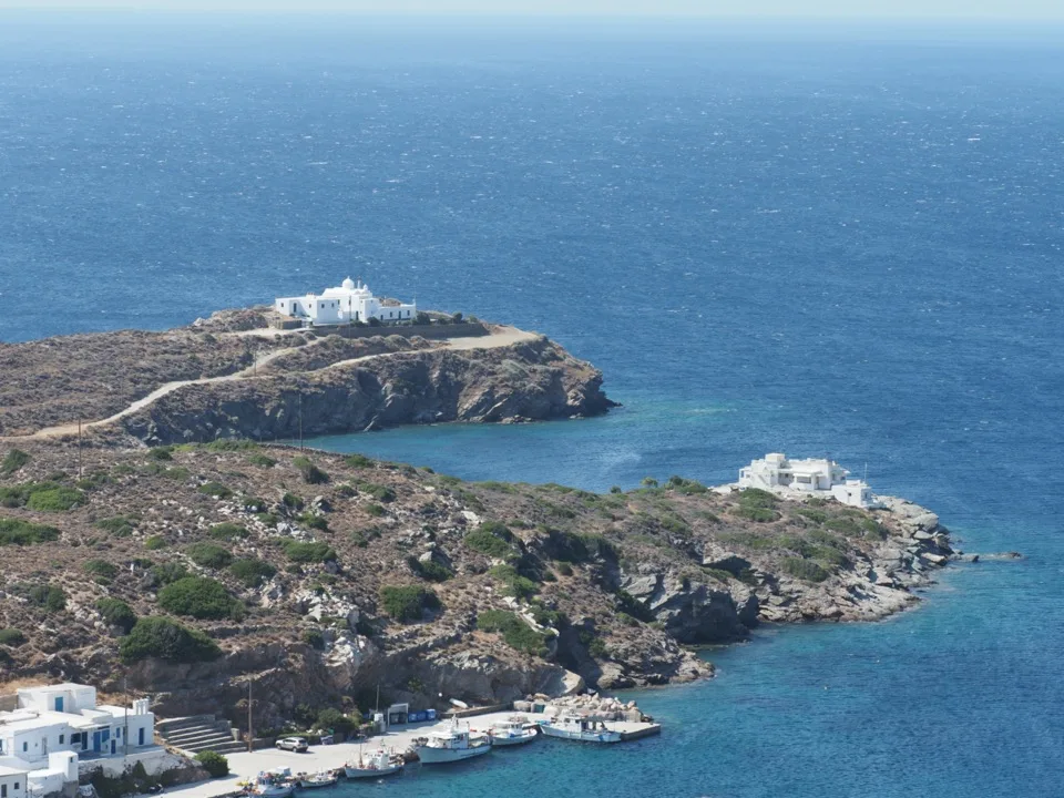 les cyclades en famille