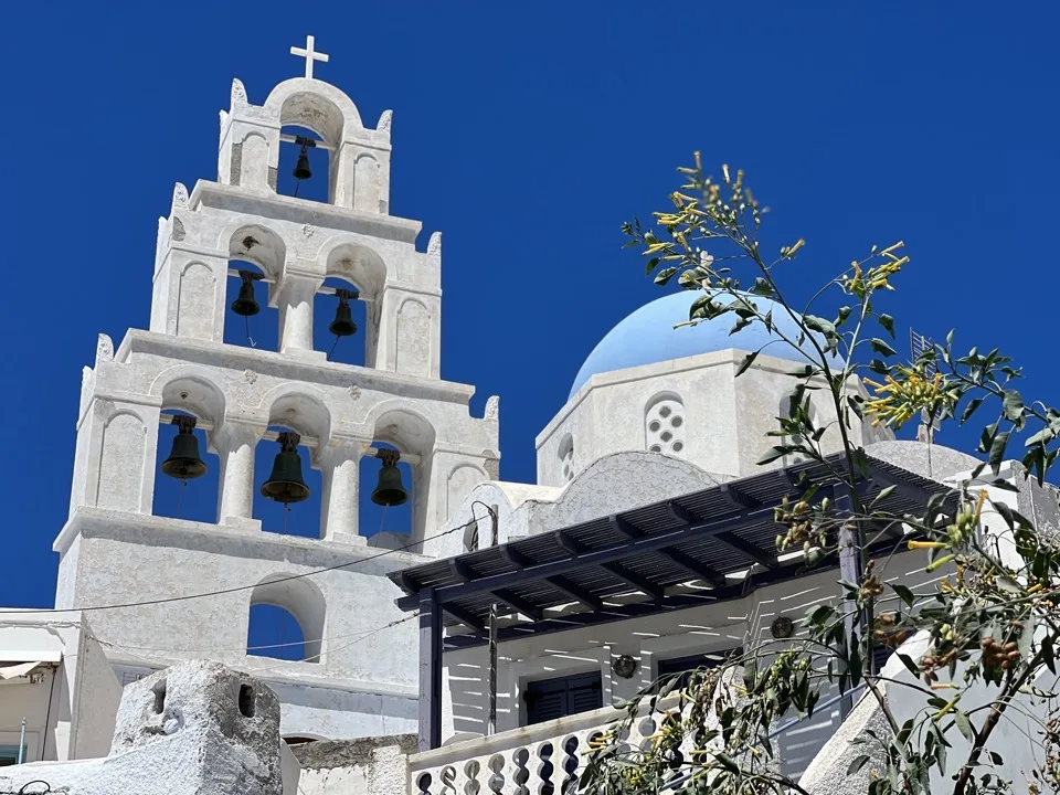 hébergement santorin