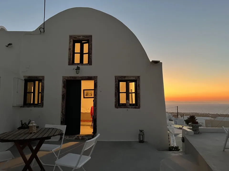 hebergement santorin