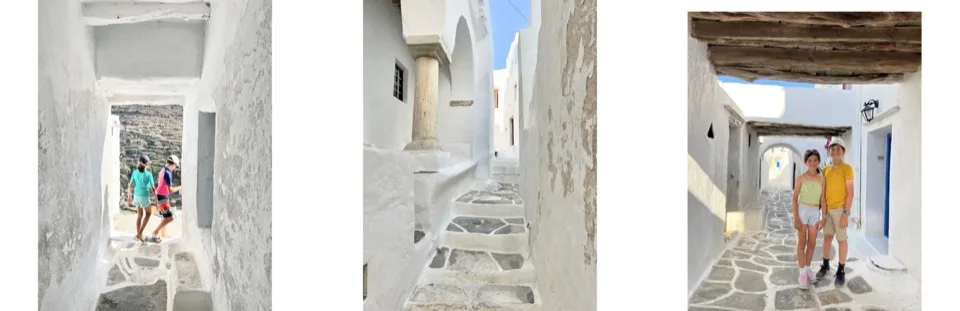 les cyclades en famille