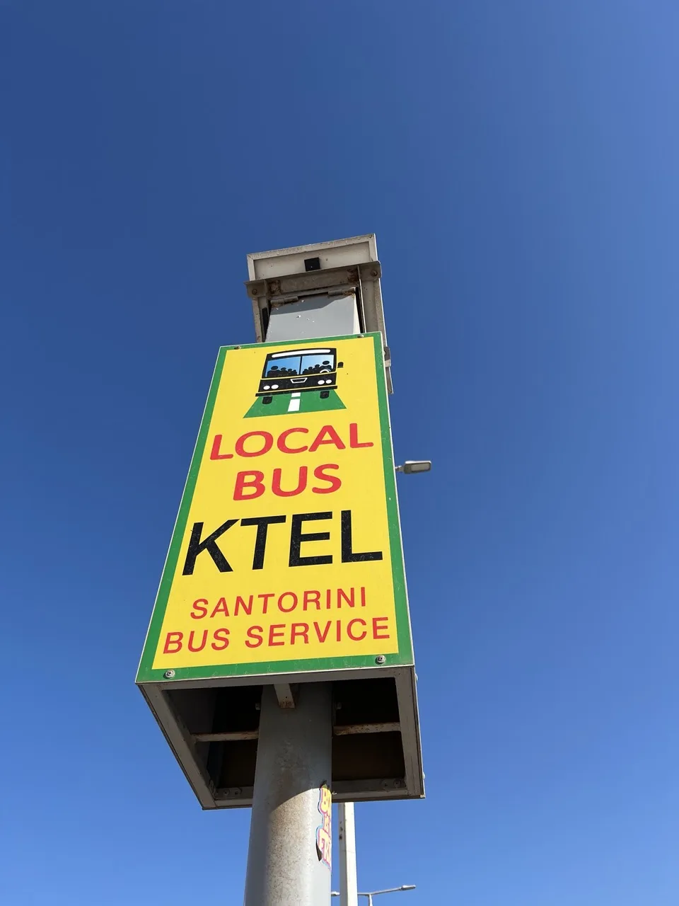 Santorin en bus