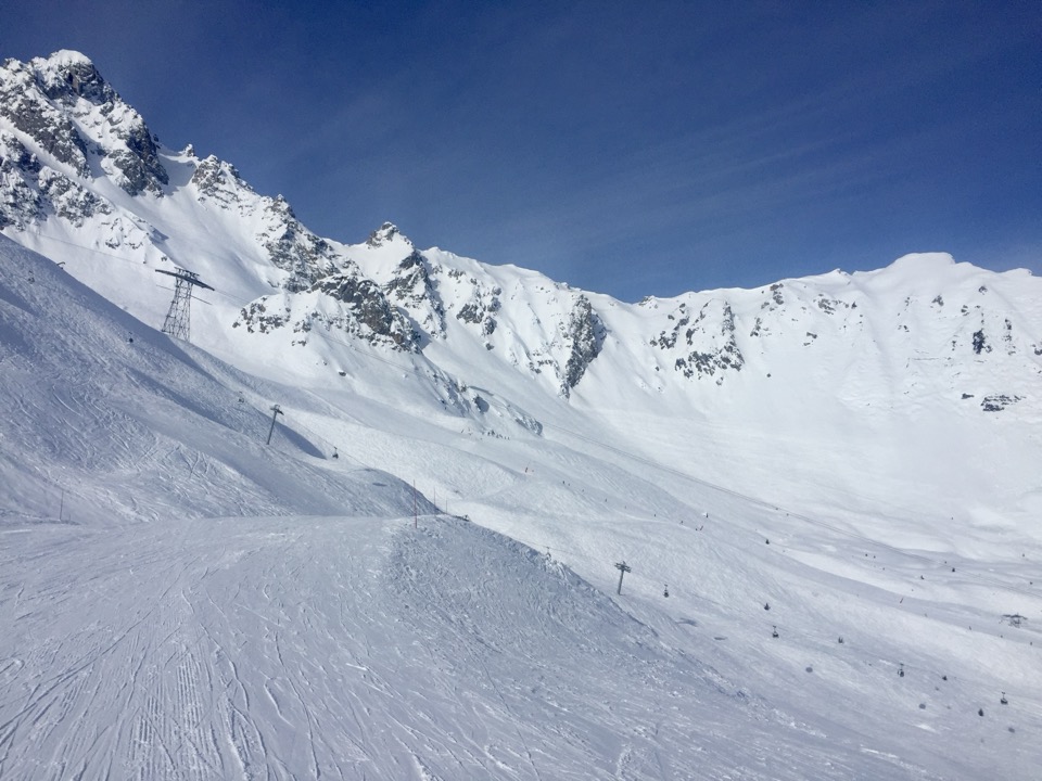 skiing in Courchevel
