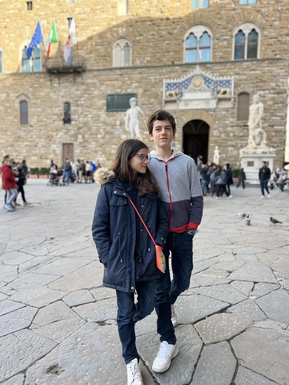 Florence with family