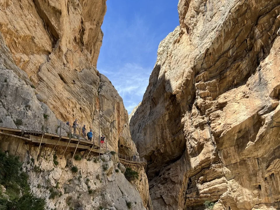 caminito del rey en famille