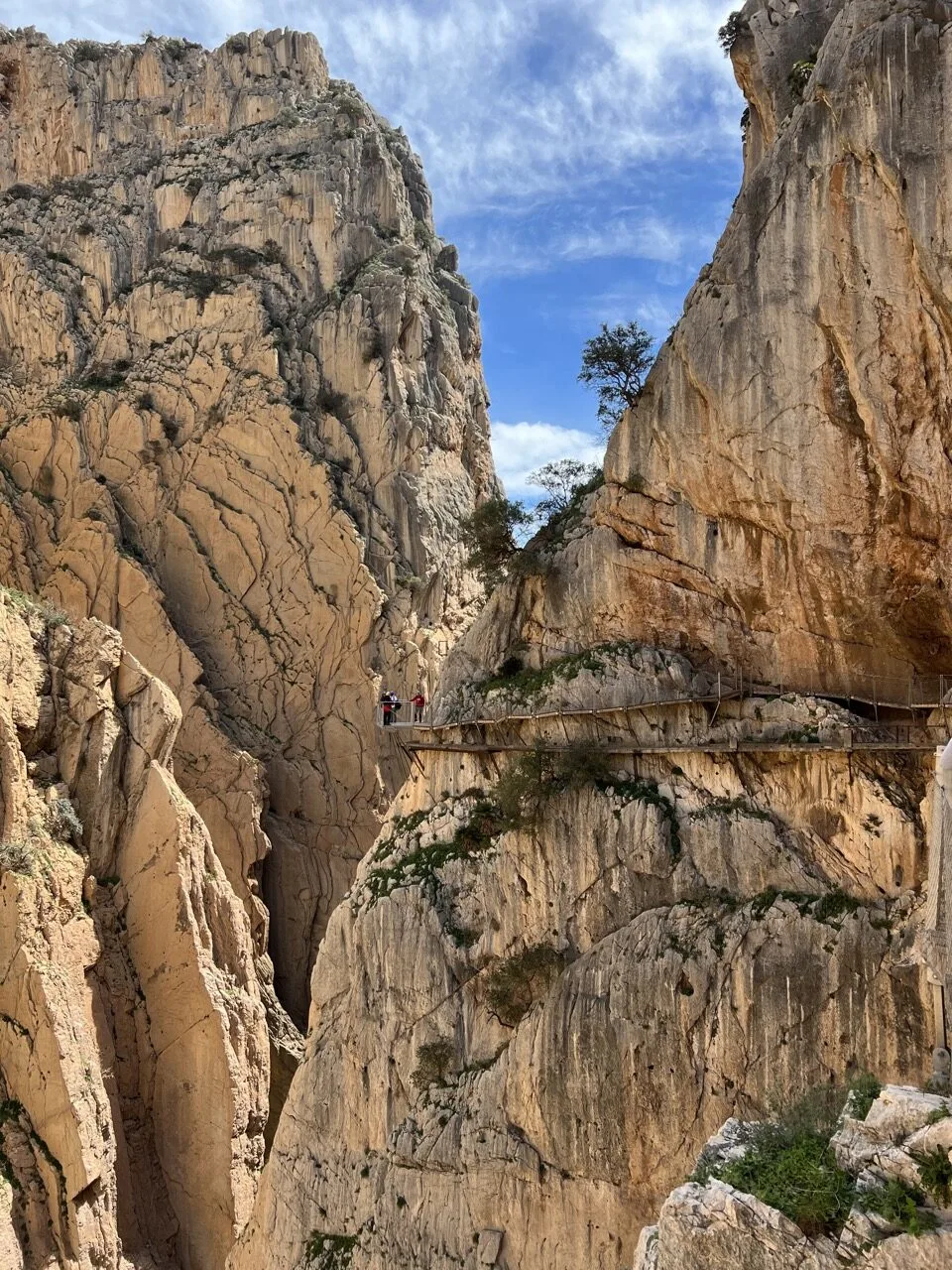 caminito del rey en famille