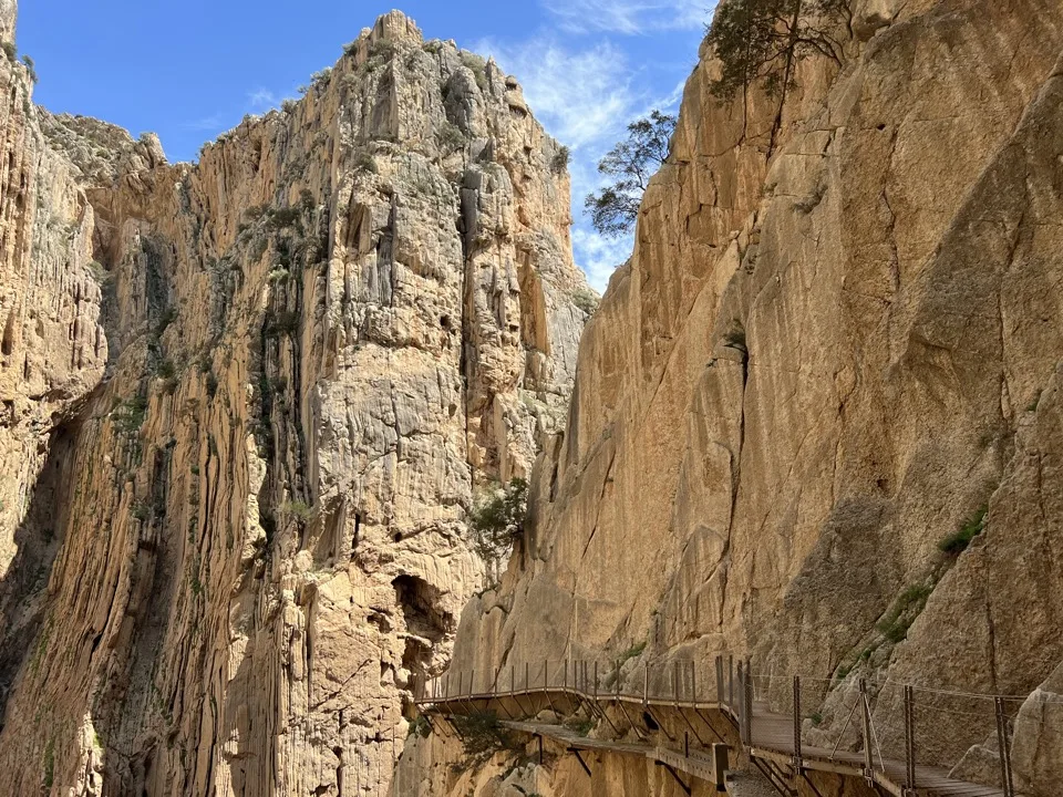 caminito del rey en famille