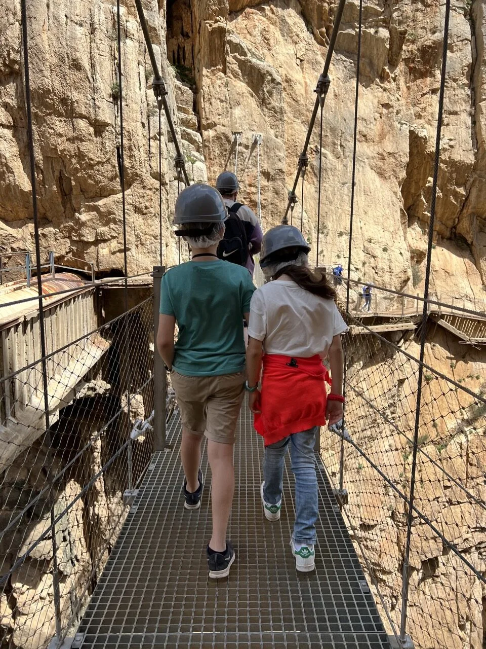 caminito del rey en famille