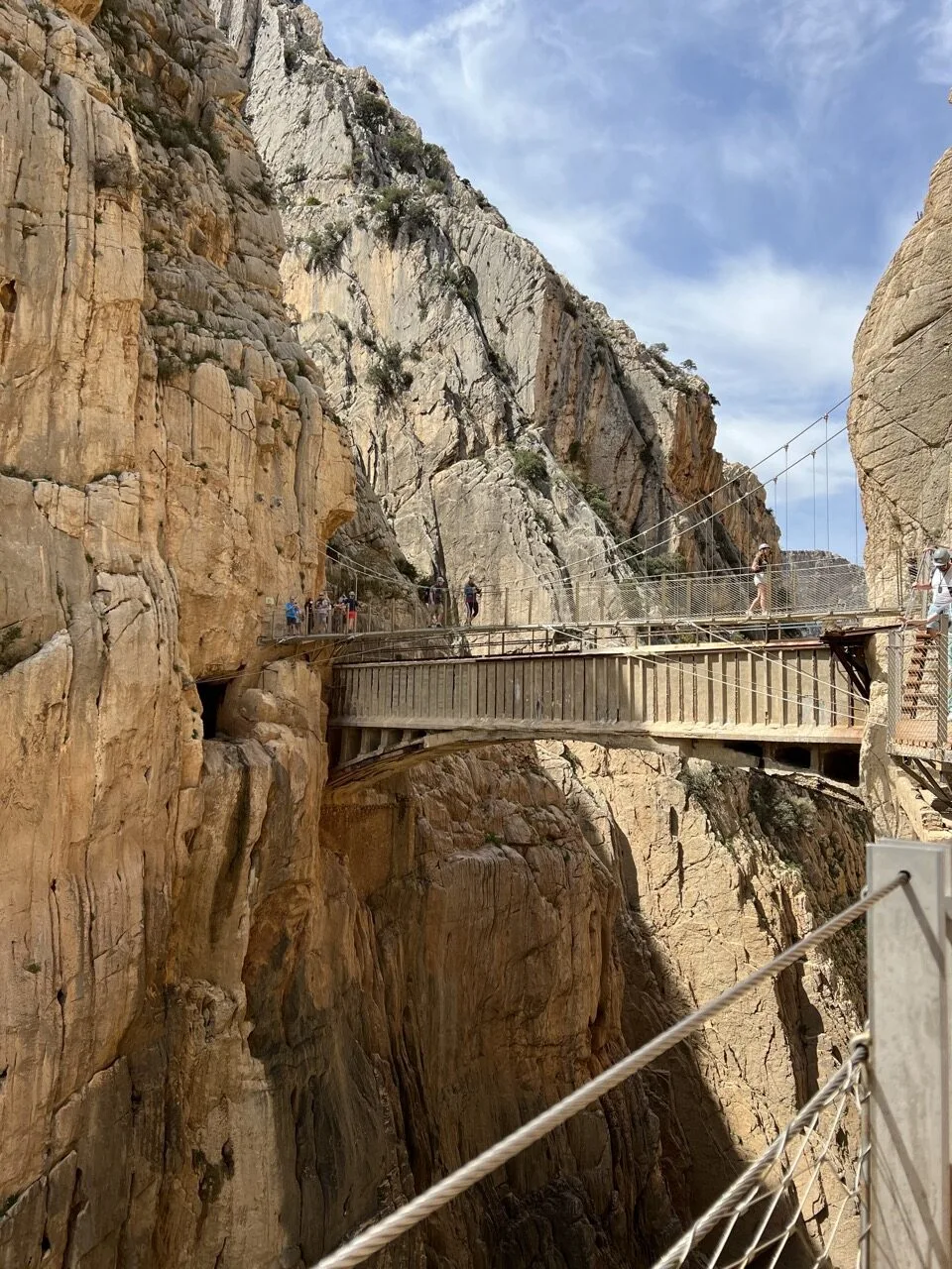 caminito del rey en famille