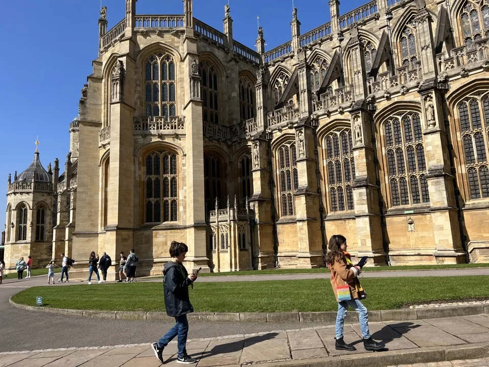 Visiting Windsor Castle with children