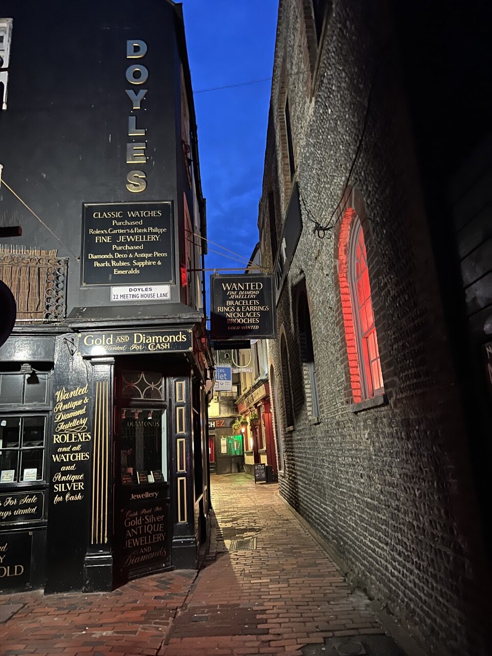visiter les lanes a Brighton