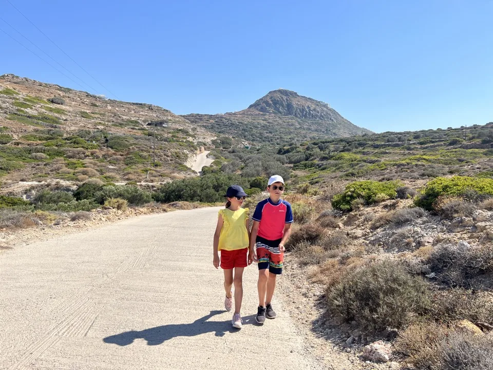 4 jours à Milos en famille