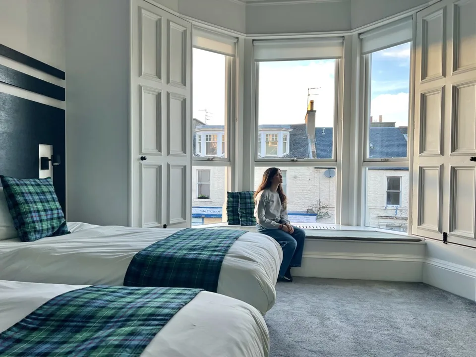 Edinburgh with teenager