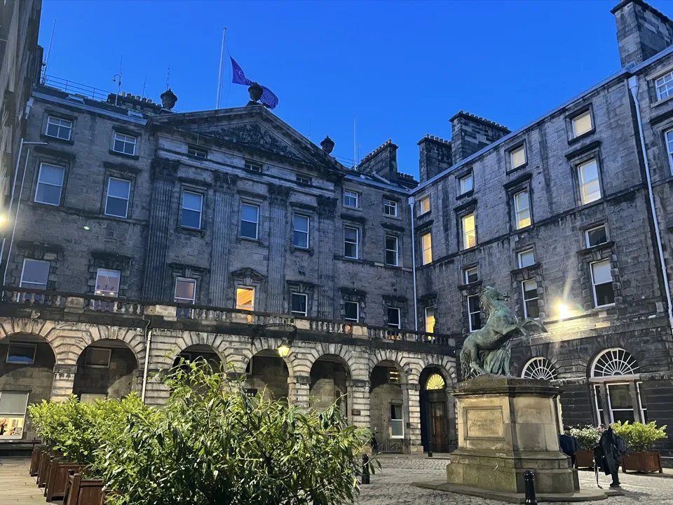 Edinburgh with teenager