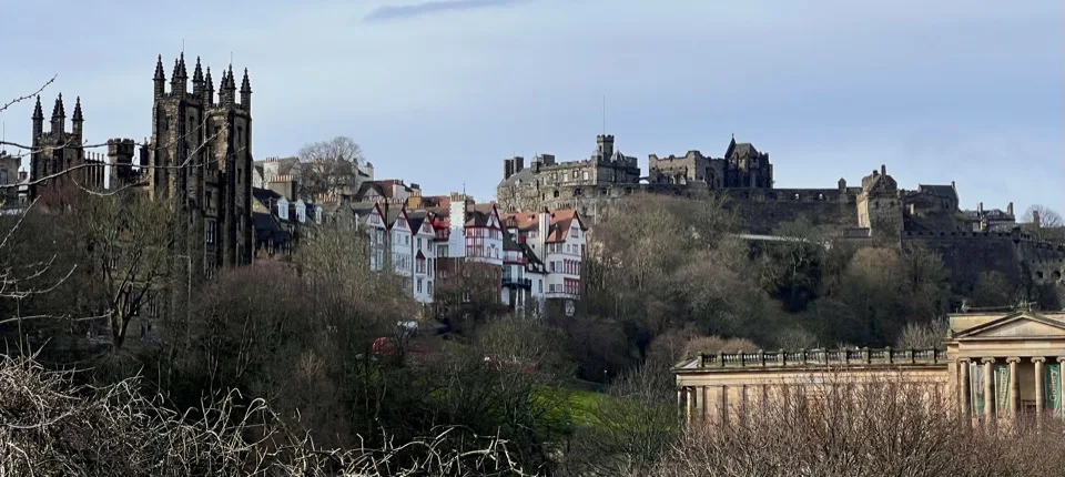 Edinburgh with teenager