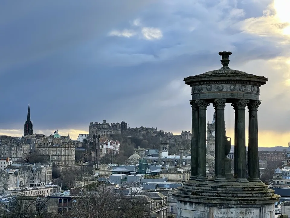 Edinburgh with teenager