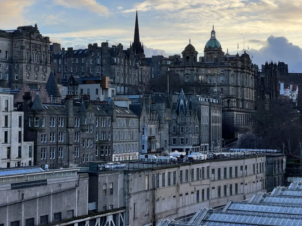 Edinburgh with teenager
