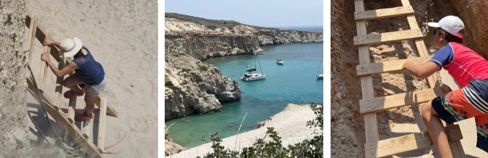 4 jours à Milos en famille
