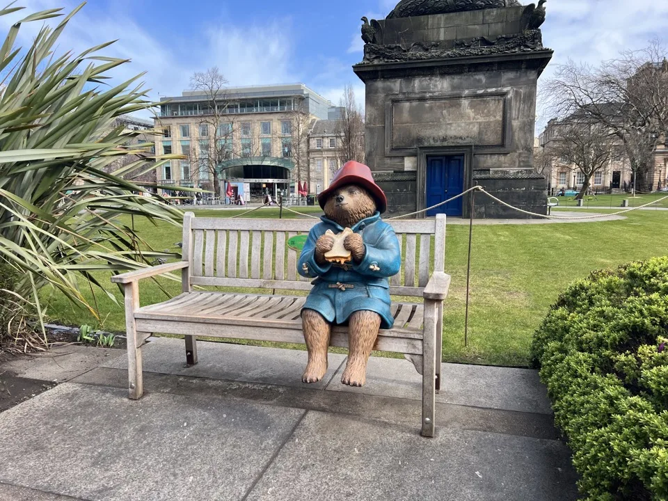 Edinburgh with teenager