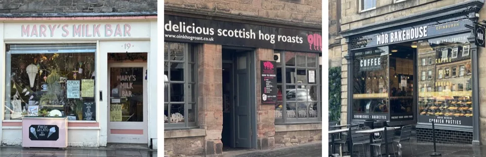 where to eat Edinburgh