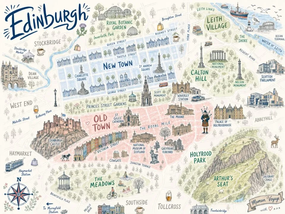 Edinburgh map