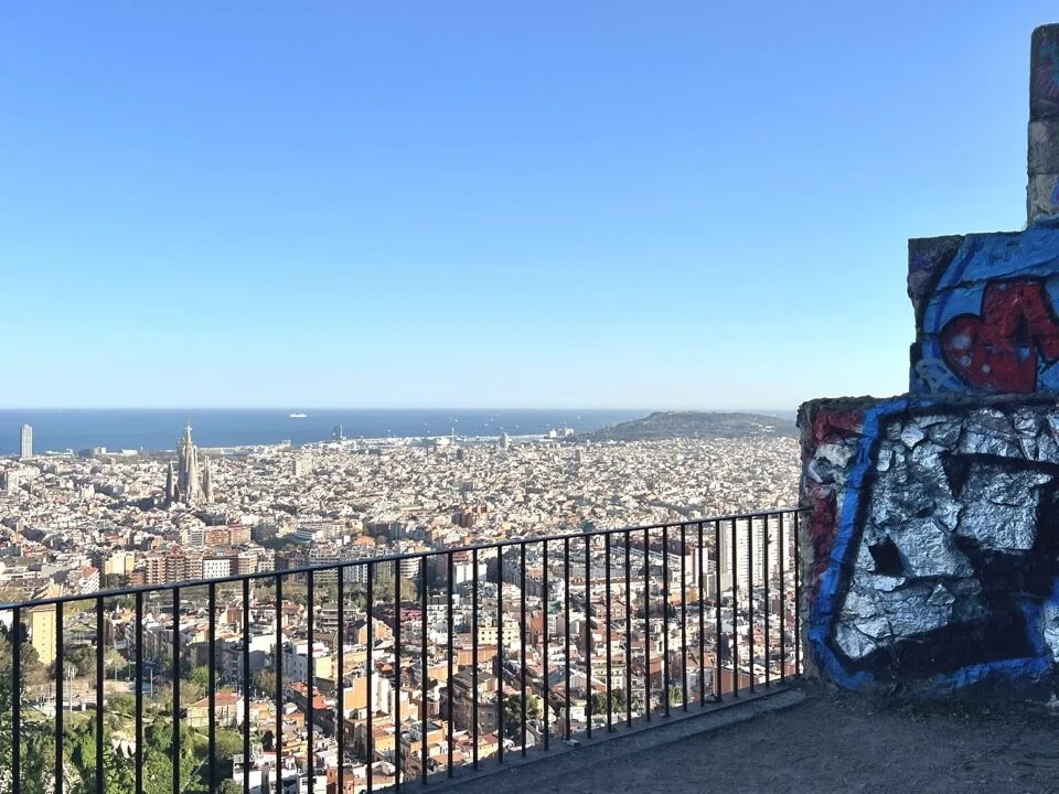 vue bunker barcelone