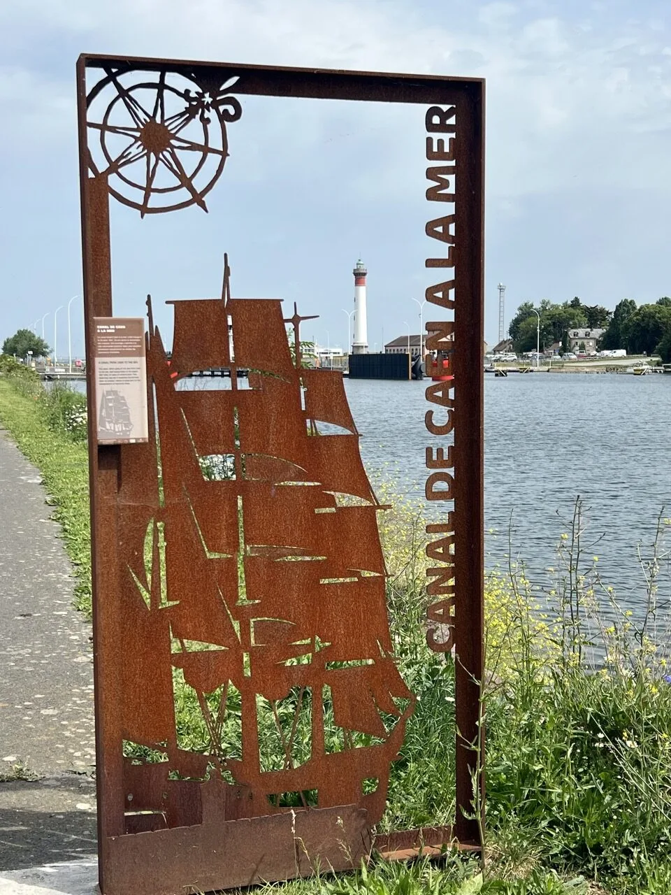 vélo de caen a lion-sur-mer