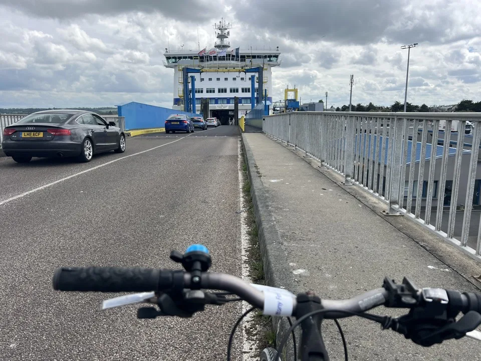 cycling along the d day beached