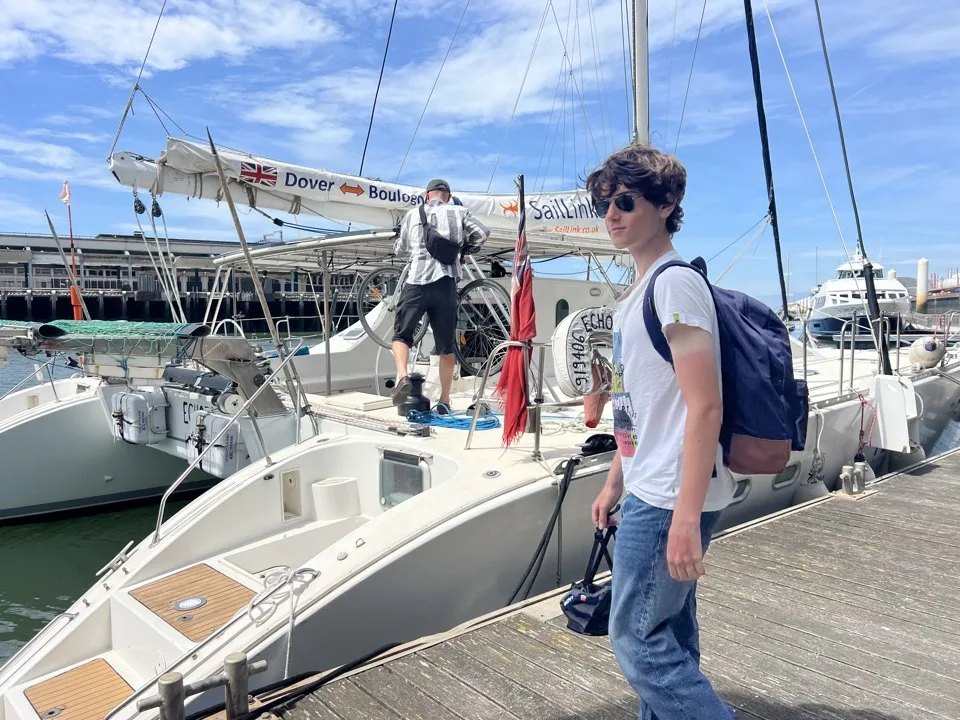 traversée de la Manche en catamaran